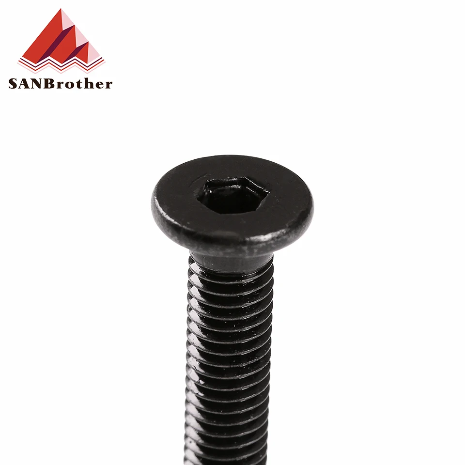 3D Printer Parts M5 Low Profile Screws M5*6/8/10/12/15/20/25/30mm black color M5 Low Profile Screws