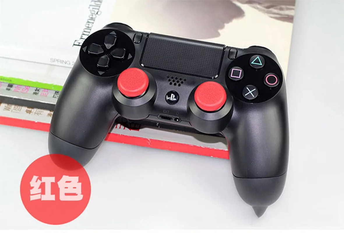 2Pcs Hand Grip Extenders Caps for PS4 Controller Performance Thumb Grips High-Rise Covers For Playstation 4 | Электроника