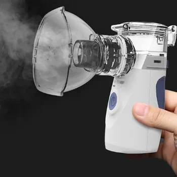 

Mini Handheld Facial Steamer Nebuliser Steaming Skin Care Atomizer Portable Respirator Humidifier Adult Kid Inhaler Nebulizer