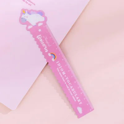 Милые Креативные принадлежности Kawaii для учеников начальной школы мультяшная Милая 15 см линейка может быть согнута мягкая линейка волнистая линейка Лидер продаж - Цвет: Светло-серый