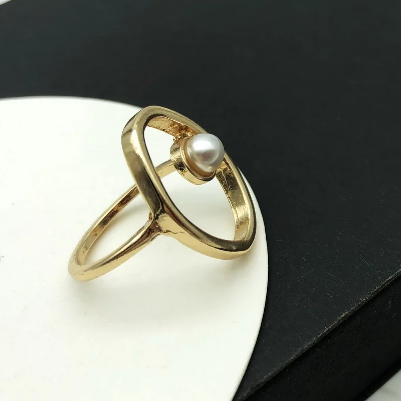 F. J4Z модное женское кольцо на палец, кольца с искусственным жемчугом, стразы, женские кольца, минималистичные ювелирные изделия, подарки для девушек, anillos de mujeres