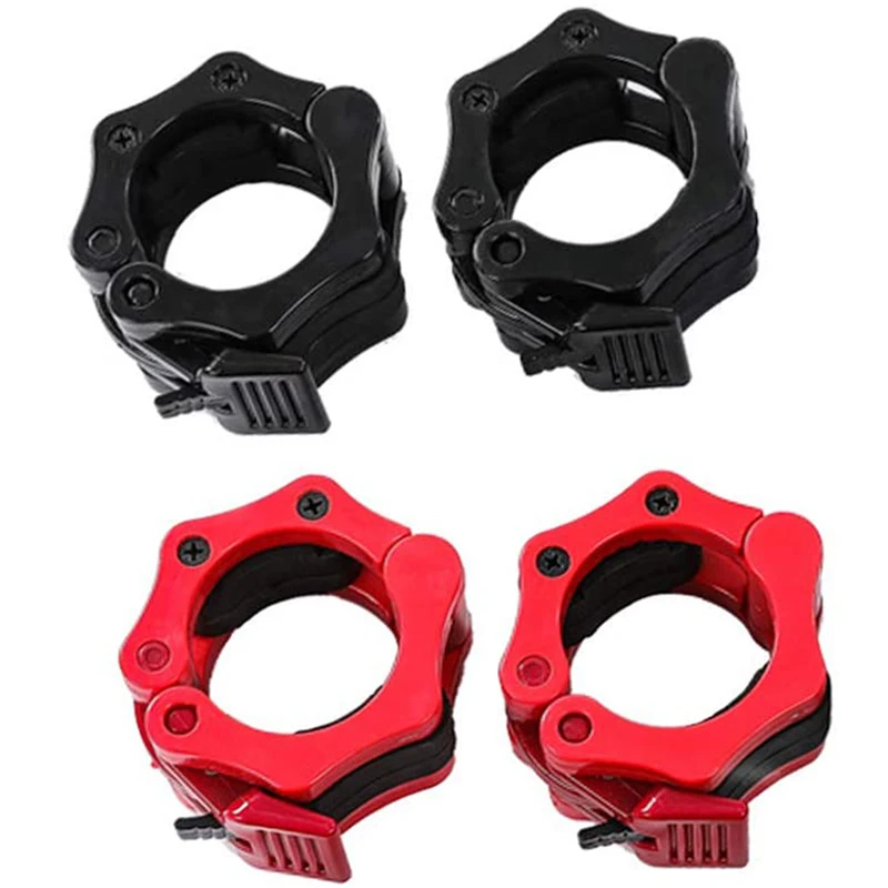 

YXTC Quick Release Pair of Locking 1/1.1/1.2/2 inch Olympic Size Barbell Clamp Collar for Workout Weightlifting Fitness Training