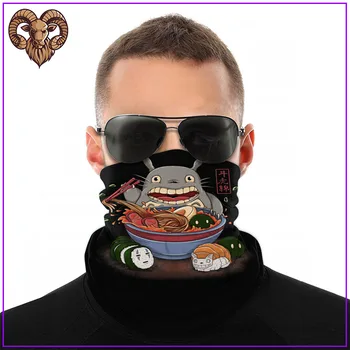 

2020 New Totoro ramen Men Women Fashion facemasks for virus protection cool cotton facemasks pm2.5 mask filter skin care