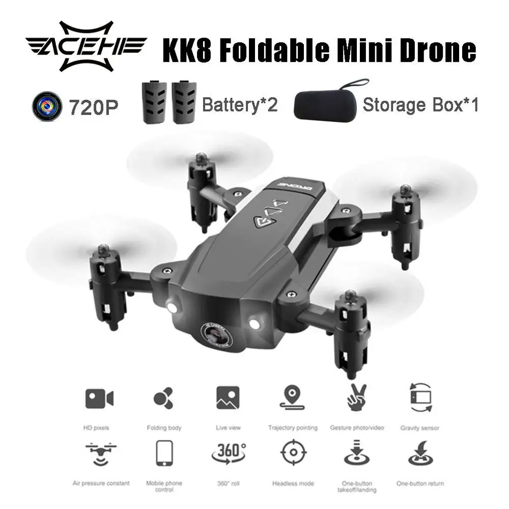 Type 11 KK8 складной мини-Дрон RC FPV Самолет 360 градусов трюк Wifi FPV Дрон RC вертолет игрушки подарок для детей мальчиков и девочек - Цвет: Type 11