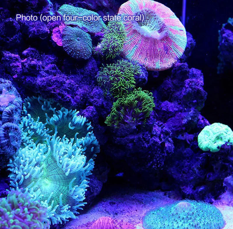 Chihiros подводный, для аквариума Светодиодная лампа ламповый аквариум морской риф коралловый синий белый и яркость цвет регулируемый