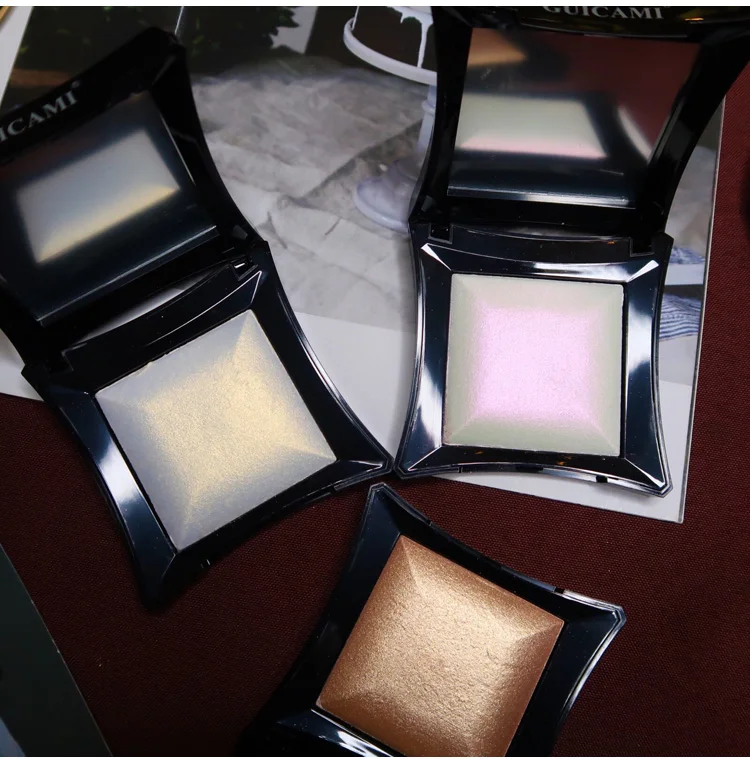 Iluminador em pó Highlighter Bronzer Paleta Maquiagem Brilho Rosto Contorno Destaque Cosméticos Alto 3d 24 Cheap Bronzeadores e iluminadores