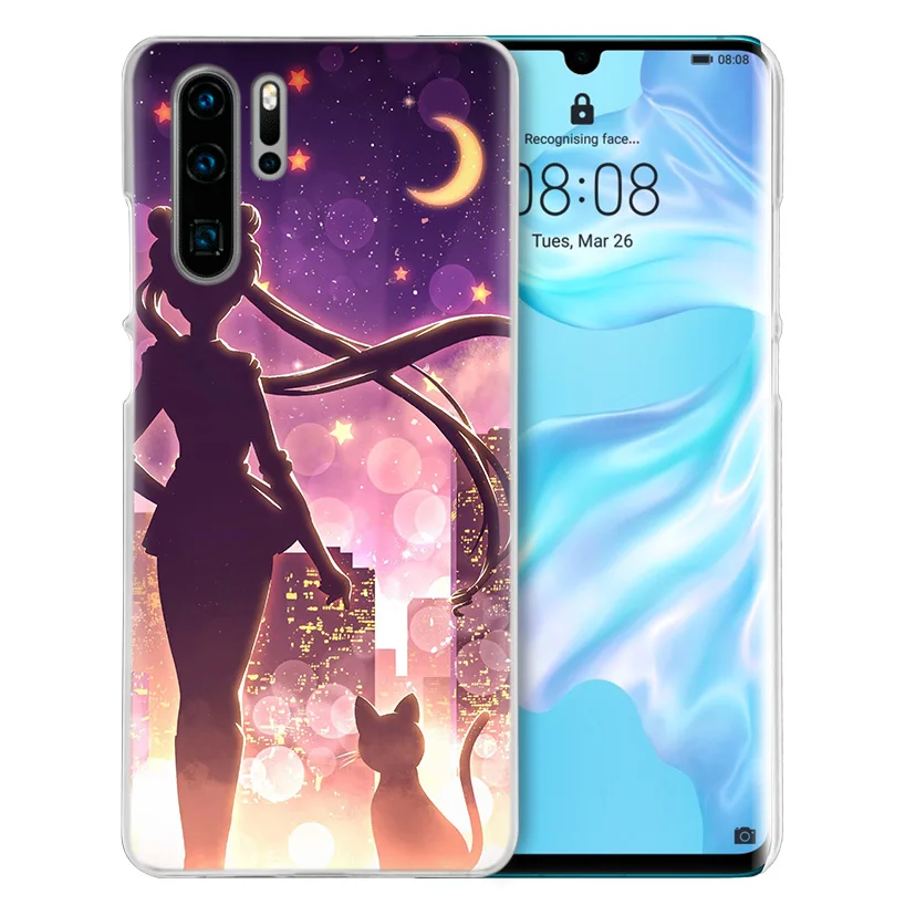 Чехол для телефона Морячка Цукино Усаги Moon для huawei P20 P Smart Z Plus P30 P10 P9 P8 mate 30 20 10 Lite Pro