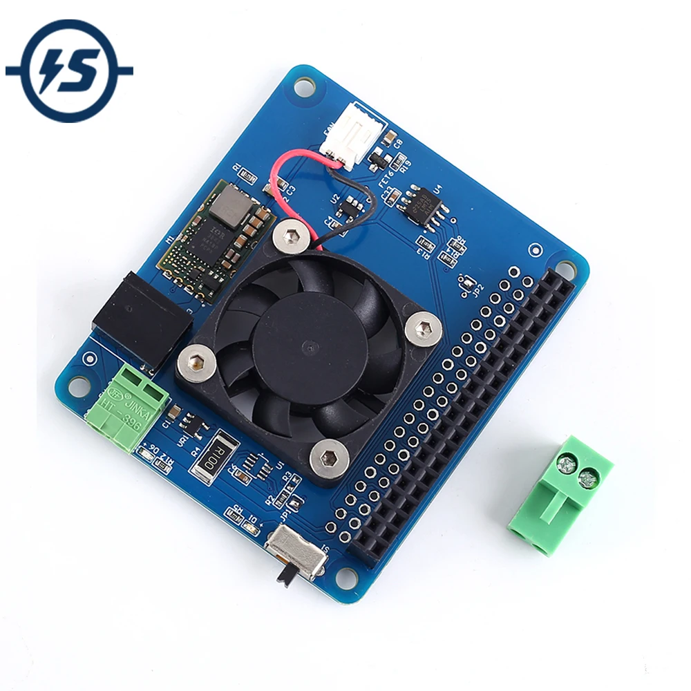 Выключатель питания для Raspberry Pi 3B +/3B/2B Smart Fan с переключателем|Интегральные схемы| |