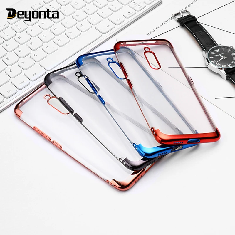 

Plating Transparent Case SFor Vivo X27 Pro Case Silicone Soft Funda on for Vivo X27 Pro X27pro Cover 6.7 inch Cover Back Coque