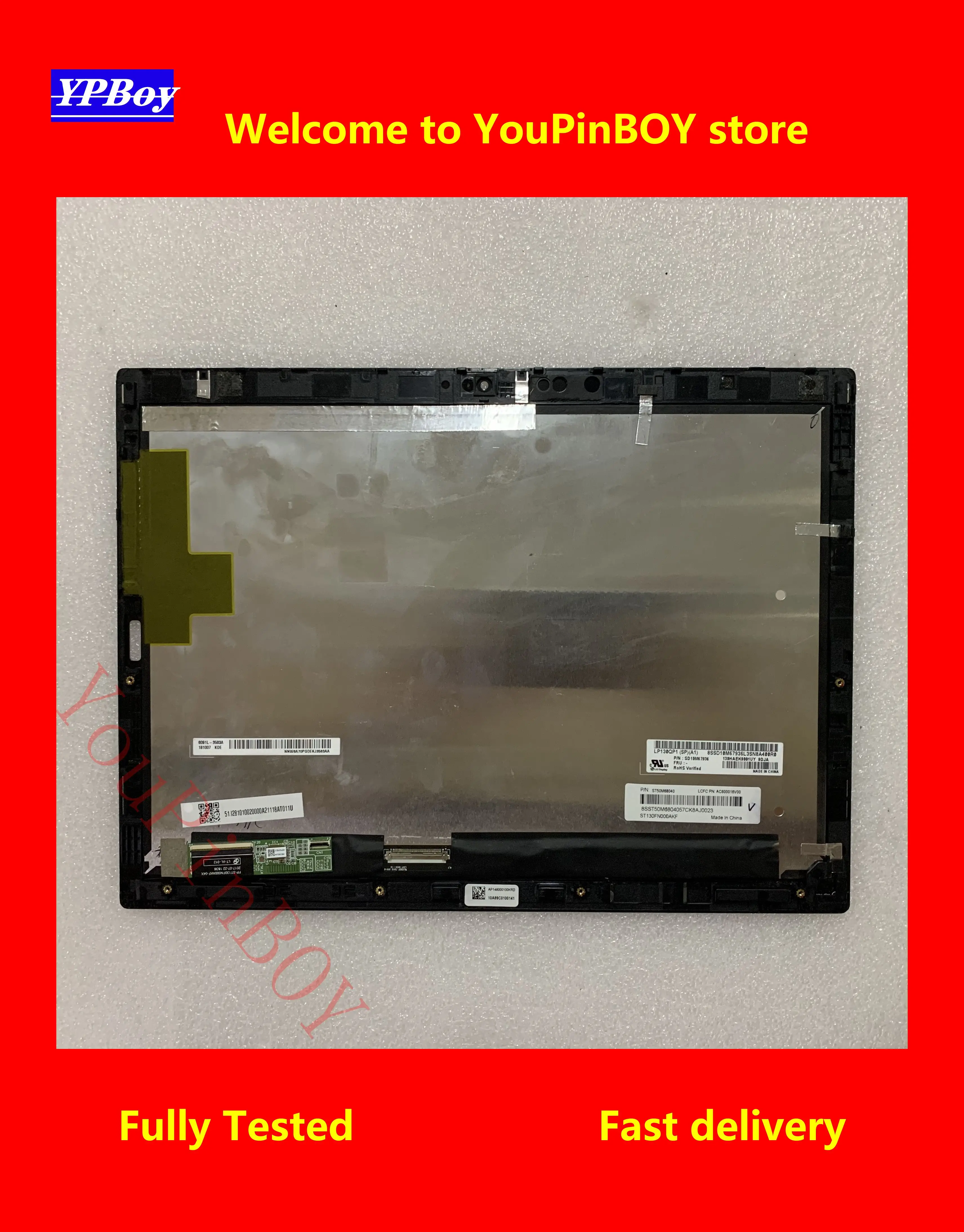 ЖК дисплей с сенсорным экраном для Lenovo thinkpad X1 tablet 3 gen3 дюйма 3000 х2000|ЖК-экран