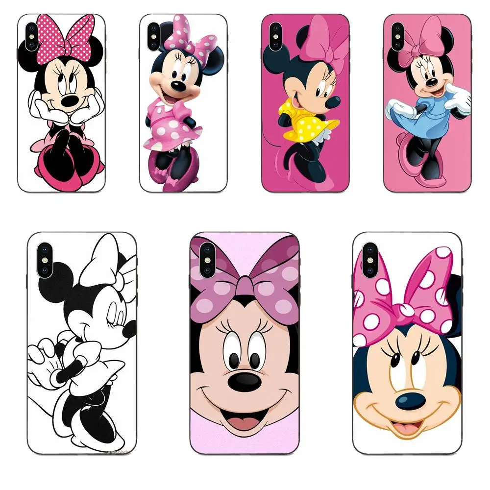 Красивая Минни Мышь Стиль для Galaxy A3 A5 A6 A6s A7 A8 A9 A10 A20E A30 A40 A50 A60 A70 A80 A90 плюс печати чехол для телефона