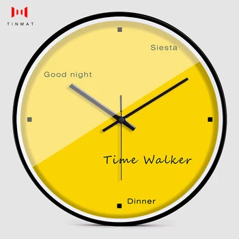 

Personality Silent Wall Clock Fashion Creative Novelty Modern Wall Clock Nordic Quartz Duvar Saatleri Home Decoration ZB50WC