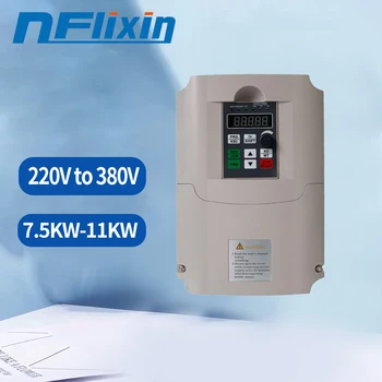 

VFD 5.5kW/4KW/ Variable Frequency Drive 1-phase 220V to 3-Phase 380V output input Speed Controller Inverter Motor VFD Inverter