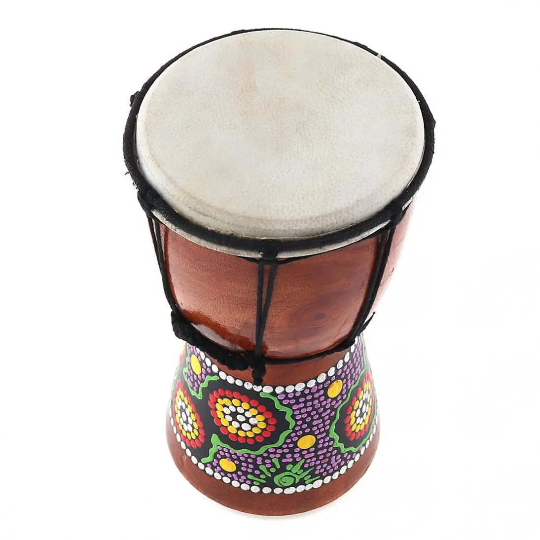 4-дюймовый Профессиональный барабан для Djembe деревянная козья кожа хороший звук