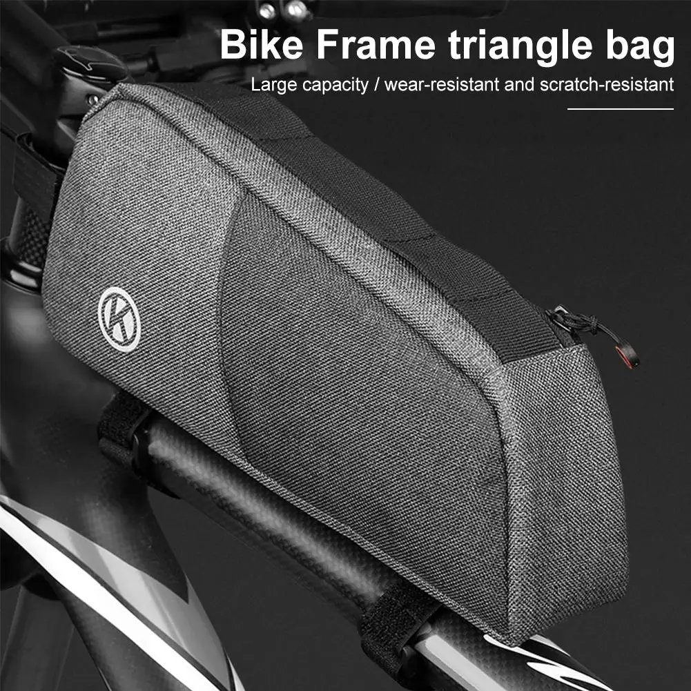 

MTB Cycling Bag Large Capacity Triangle Portable Saddle Frame Pouch Bike Front Tube Bicycle Storage Bag For Outdoor Cycling