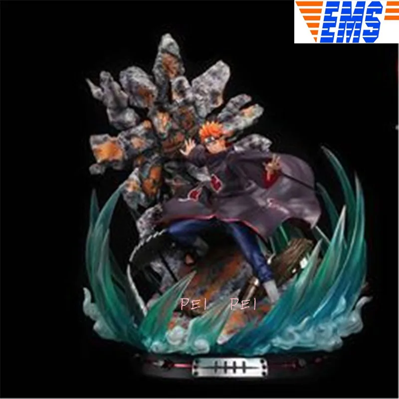 

15'' Anime NARUTO Akatsuki Nagato Pain Dogfish head Full-Length Portrait Art Craft Bust GK Action Figure Collectible Model Toy