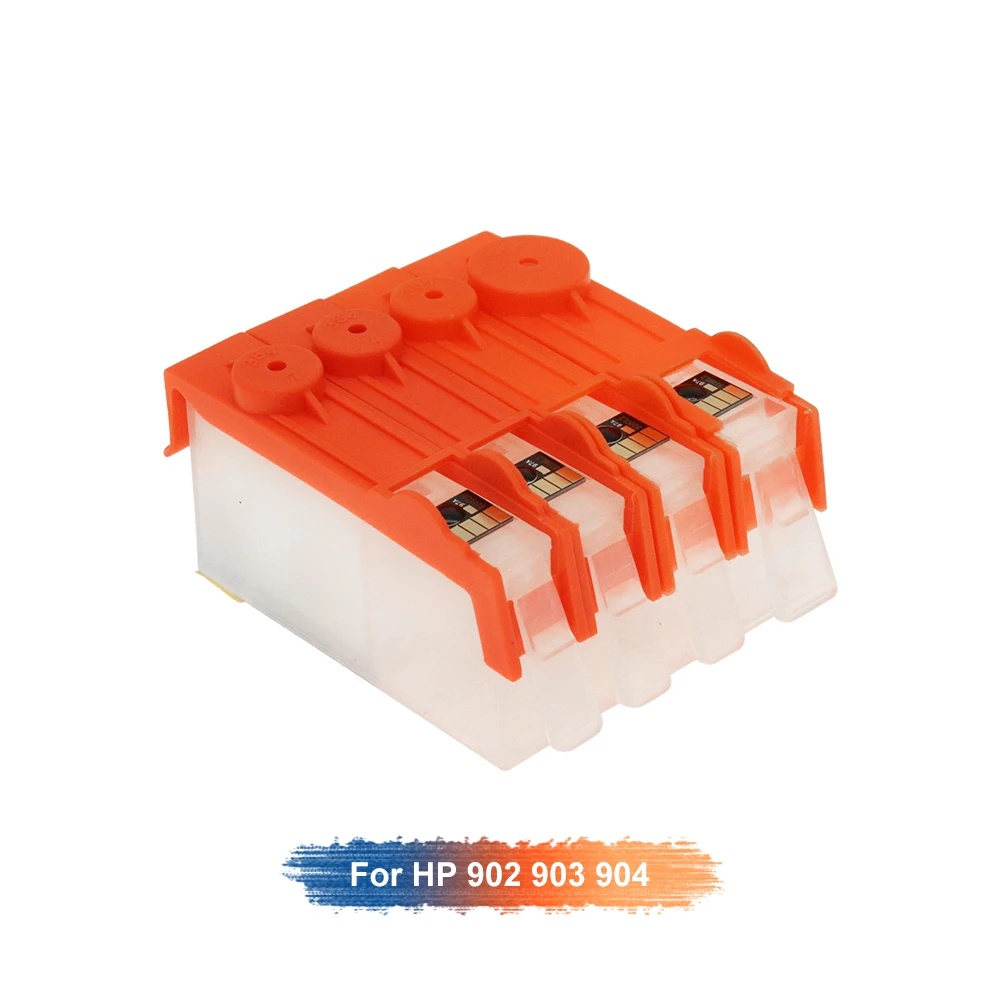 Сменный картридж для HP 903 904 902 многоразовый OfficeJet 6950 6956 OfficeJe t Pro 6960 6970 с чипами