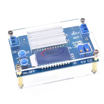 

DC 0-32V 12A Constant Voltage Current LCD digital Voltage Current Display Adjustable Buck Step Down Power Supply Module Board