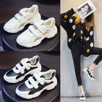 

Sneakers White Women 2020 New Flat Genuine Leather New Velvet Casual Shoes Woman Sneakers Fashion Breathable Shoes Women