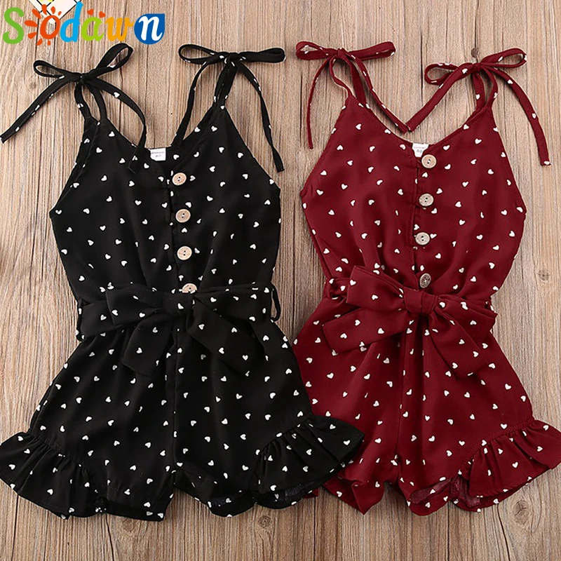 baby girl peach romper