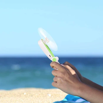 

3 Pack Portable Pocket Fans Foldable Mini Handheld Fan Personal Handy Summer Pocket Fan USB Rechargeable Desk Fan
