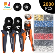 Hsc8 6-6/6-4a alicate multifuncional fio stripper ferramenta de friso kit-auto-ajuste 8 Polegada cortador crimper, para o terminal do tubo
