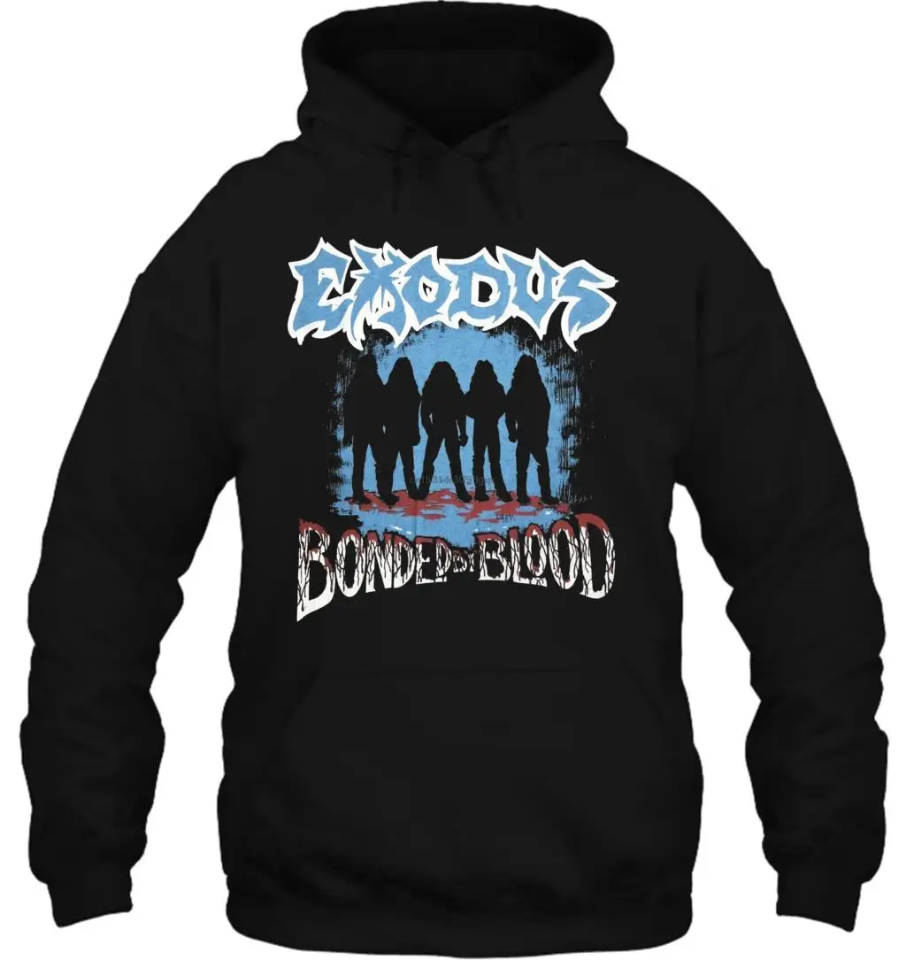 Мужская толстовка с капюшоном в винтажном стиле 80-х годов EXODUS Tour Concert 1986 Slay Team BAY