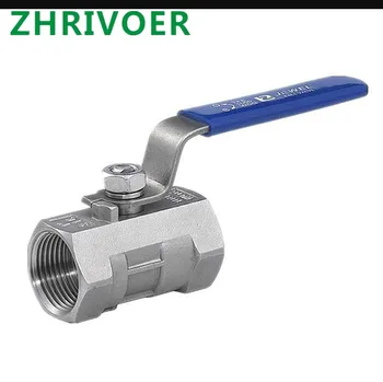 

1pc SS304 BSP 1/4" 3/8" 1/2" 3/4" 1" 1-1/4" 1-1/2" Ball Valve Female Threaded Stainless Steel BallValve