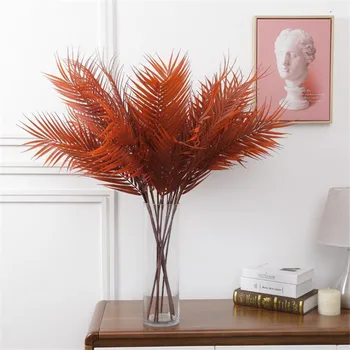 

10Pcs Fake Long Stem Bambusa Multiplex 37.8" Length SimulationPlastic Phoenix for Wedding Home Decorative Artificial Plants