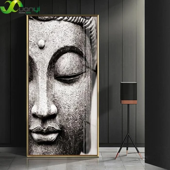 

Buda Buddhism Buddha Face Modern Canvas Painting Wall Picture For Living Room Temple Buddha Decoration Modern Painting Unframed