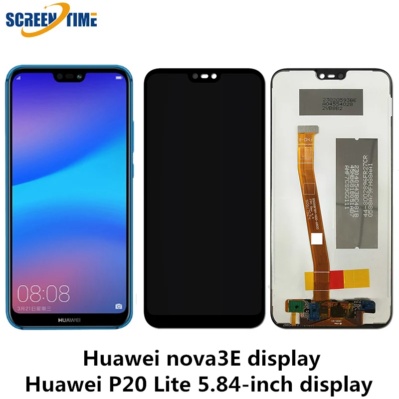 Сменные детали для Huawei P20 Lite ЖК-дисплей с оригинальной рамкой сенсорный экран