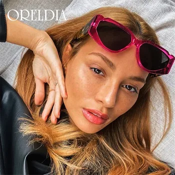 

Small Square Sunglasses Women 2020 Luxury Brand Fashion Flat Top colorful Clear Lens Sun Glasses Vintage Men Gafas Glasses