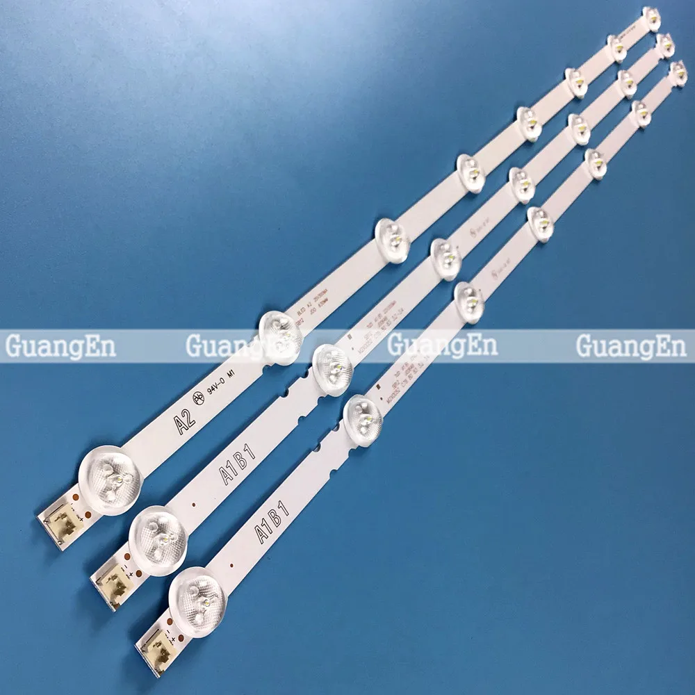 Новые светодиодные ленты 630 мм для LG 32 ''ROW2.1 Rev 0 9 A1/A2 Type 6916L 1204A 1205A 1295A 1296A 32LA621V