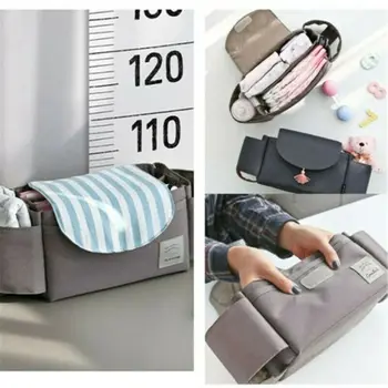 

Universal Buggy Baby Pram Organizer Bottle Holder Stroller Storage Bag