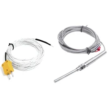 Sonde de capteur de Thermocouple de Type K 9,8 pieds, 3 mètres, 30 à 400C et 800C, 2 pièces