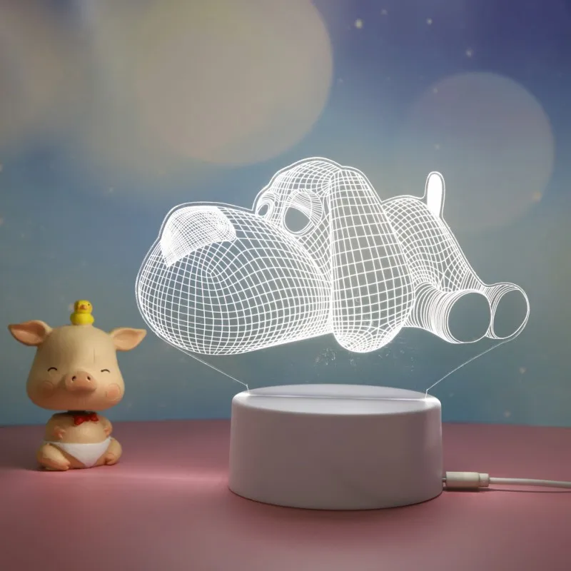 

2020 New Festival Birthday Gift LED 3D Acrylic Night Light Sleeping Table Lamp Kids Bedroom Decoration