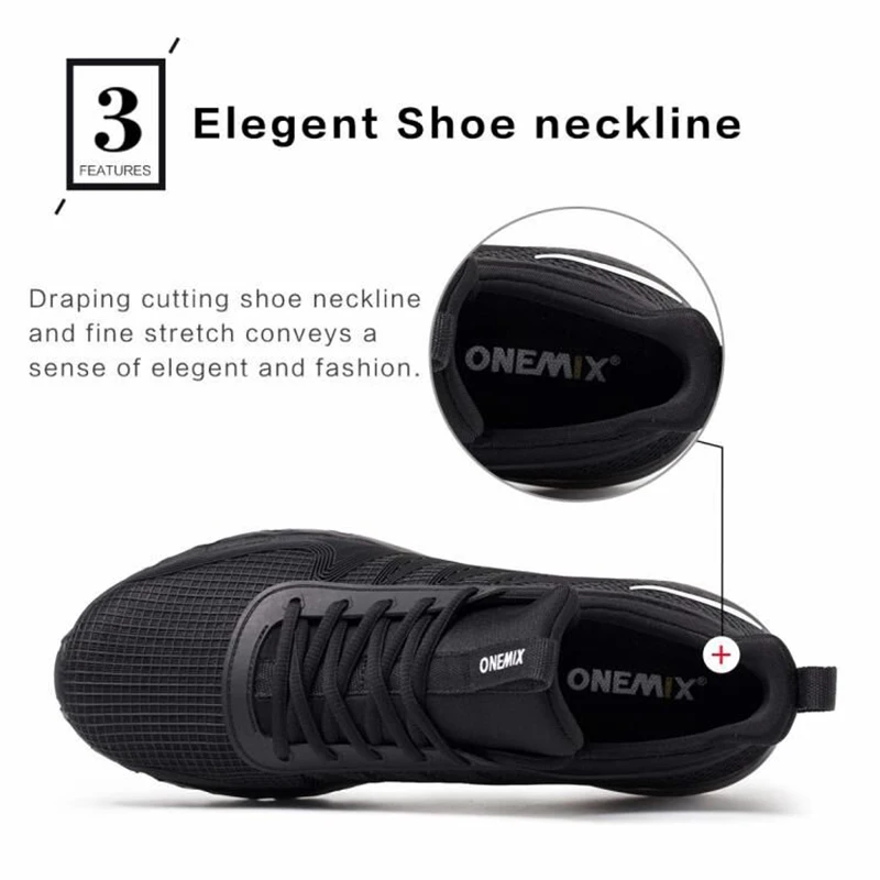 Кроссовки ONEMIX с воздушной подушкой спортивная обувь для ходьбы и бега|running shoes|mens