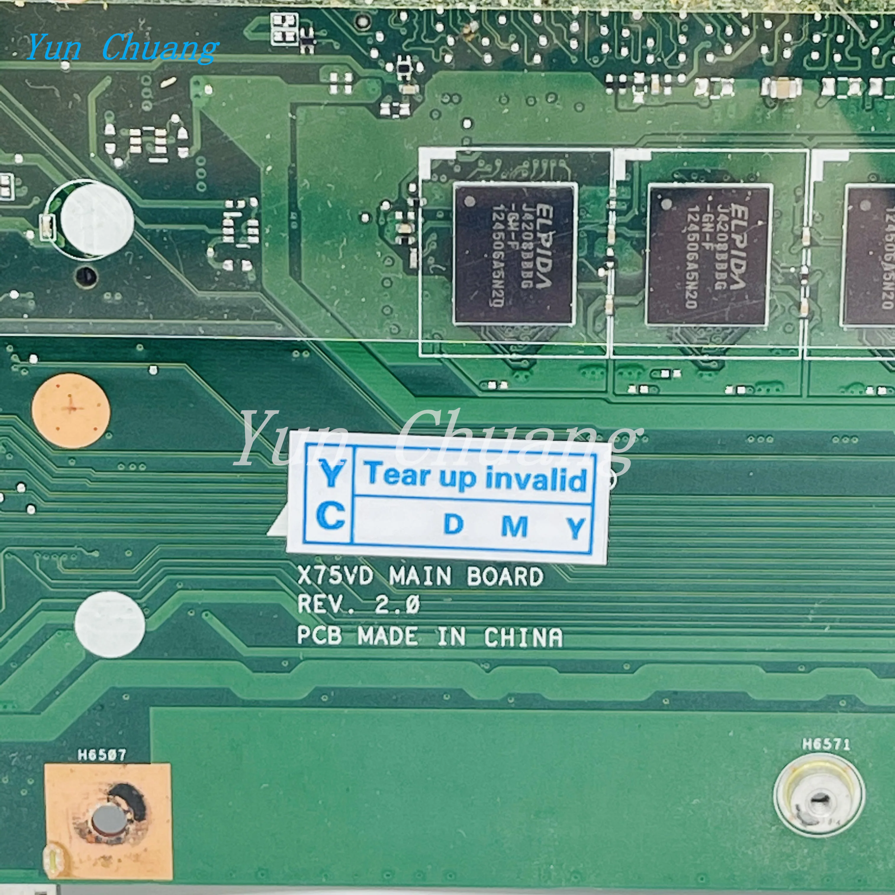 X75VD Mainboard For ASUS X75VC X75VB X75VD X75V