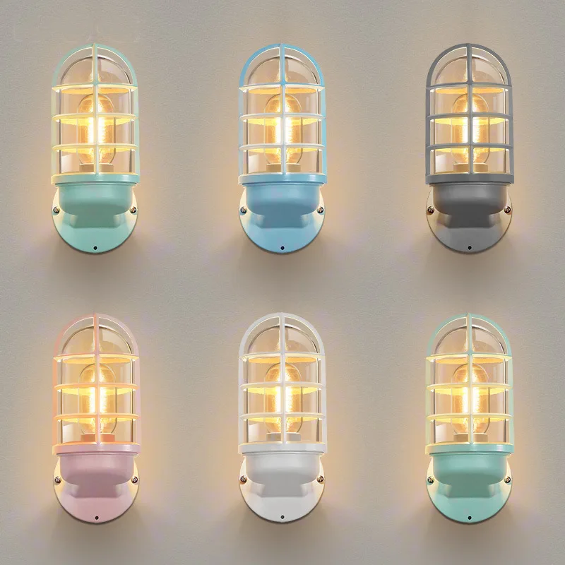 

Indoor Outdoor Waterproof Wall Lamp Porch Light Living room Bedside Hallway Stairs Nordic Industrial Up Down LED Wall Light