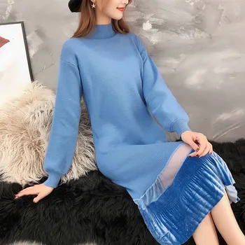 

9053 actual Korean version autumn new women's Pullover knitwear 60-1 floor 5 rows 2 shelves