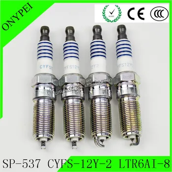 

(4 PCS) SP-537 CYFS-12Y-2 LTR6AI-8 Iridium Spark Plug For Ford Escape Focus Lincoln SP537 CYFS12Y2 LTR6AI8 SP 537 LTR6AI 8