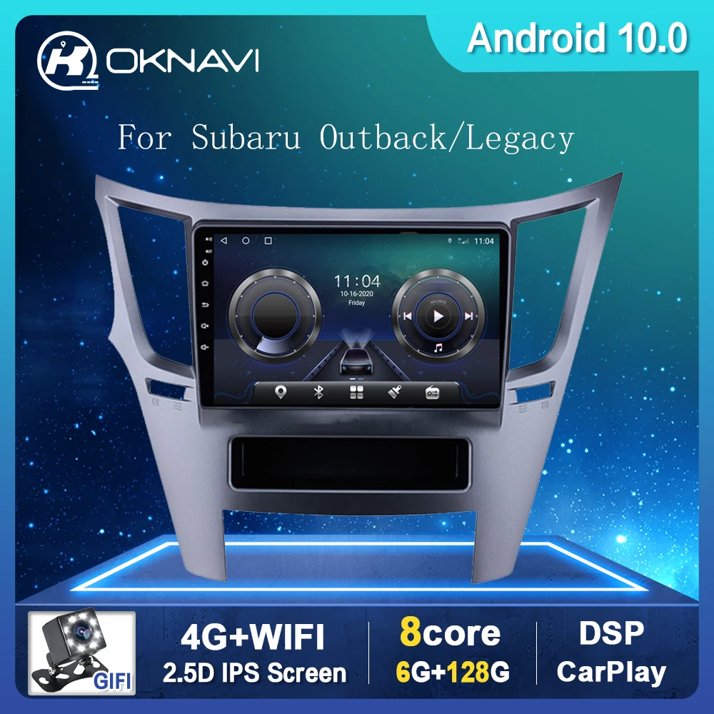 

Android 10.0 Car Radio Multimedia Player For Subaru Outback 4 Legacy 5 2009-2014 Car Auto Radio Navigation GPS WIFI No 2 Din DVD
