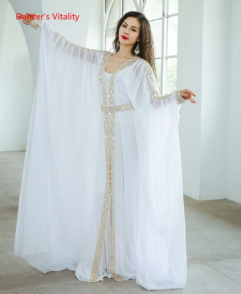 طقم ملابس رقص بطن للنساء رقص شرقي خليجي أداء ملابس...