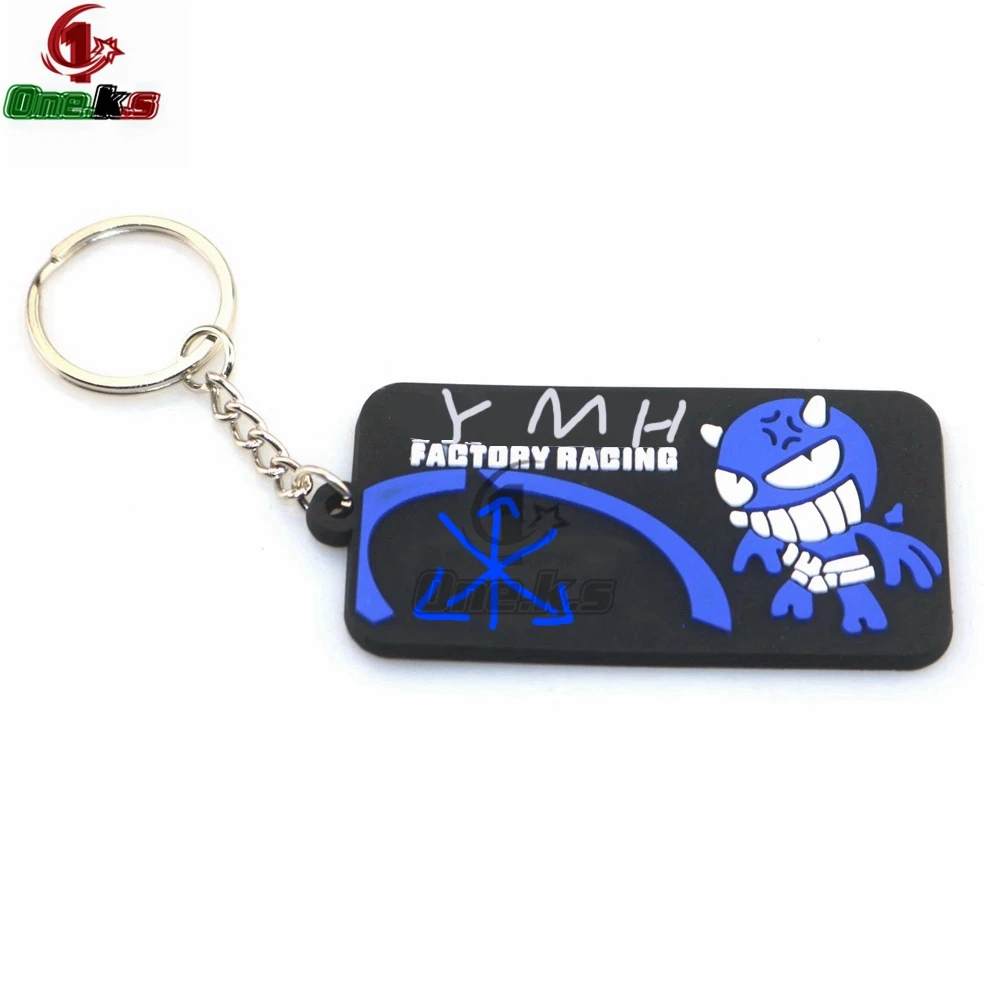 고무 오토바이 키 링 멋진 키 체인, 야마하 R15, R25, R3, R6, R1, MT07, MT09 모델용, 3D 소프트