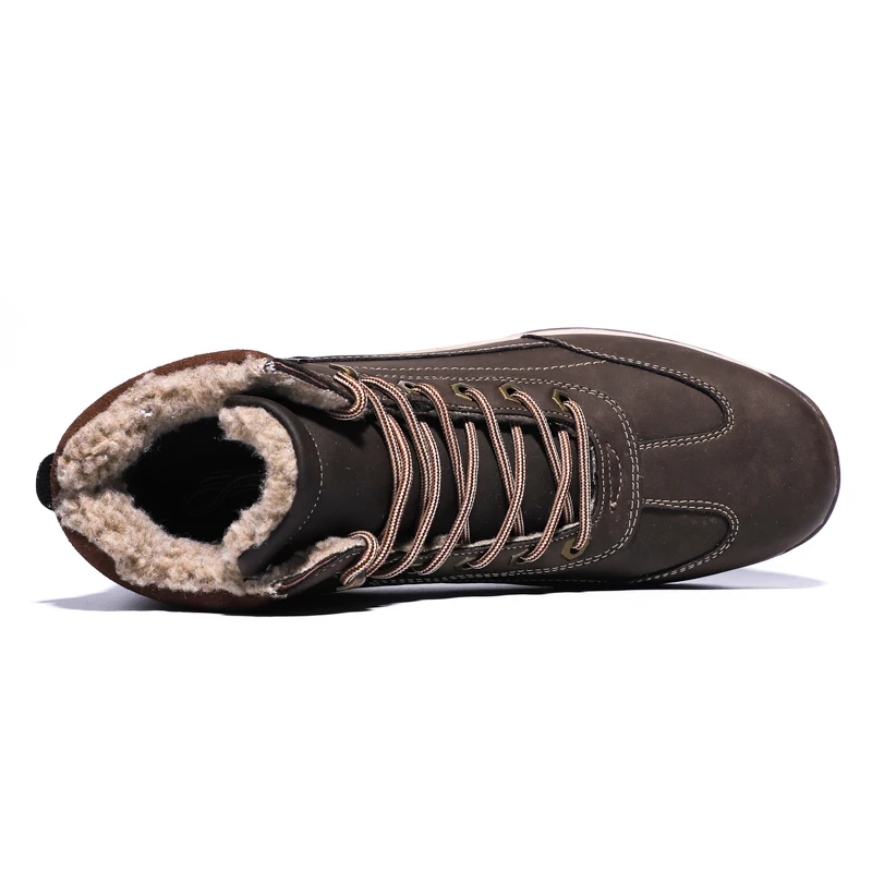 Valstone мужские зимние ботинки качественные альпинистские ботинки для зимы винтажные рабочие и защитные ботинки уличные кроссовки hombres Большие размеры 47