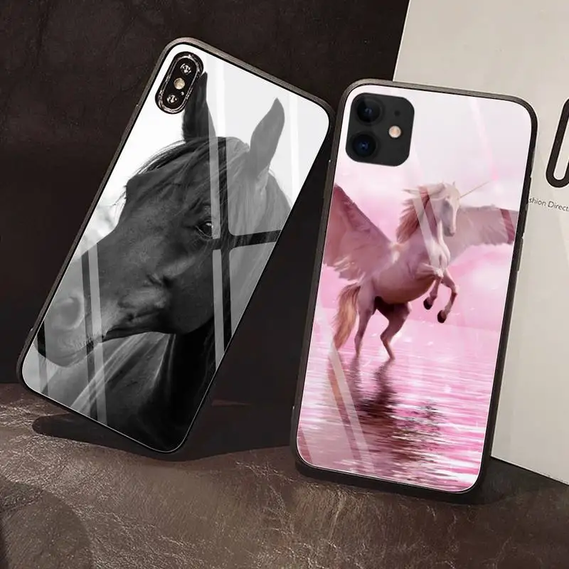Чехол для iPhone 12 Pro Max Mini 11 XR XS MAX 8 X 7 6S 6 Plus SE 2020 закаленное стекло | Мобильные телефоны