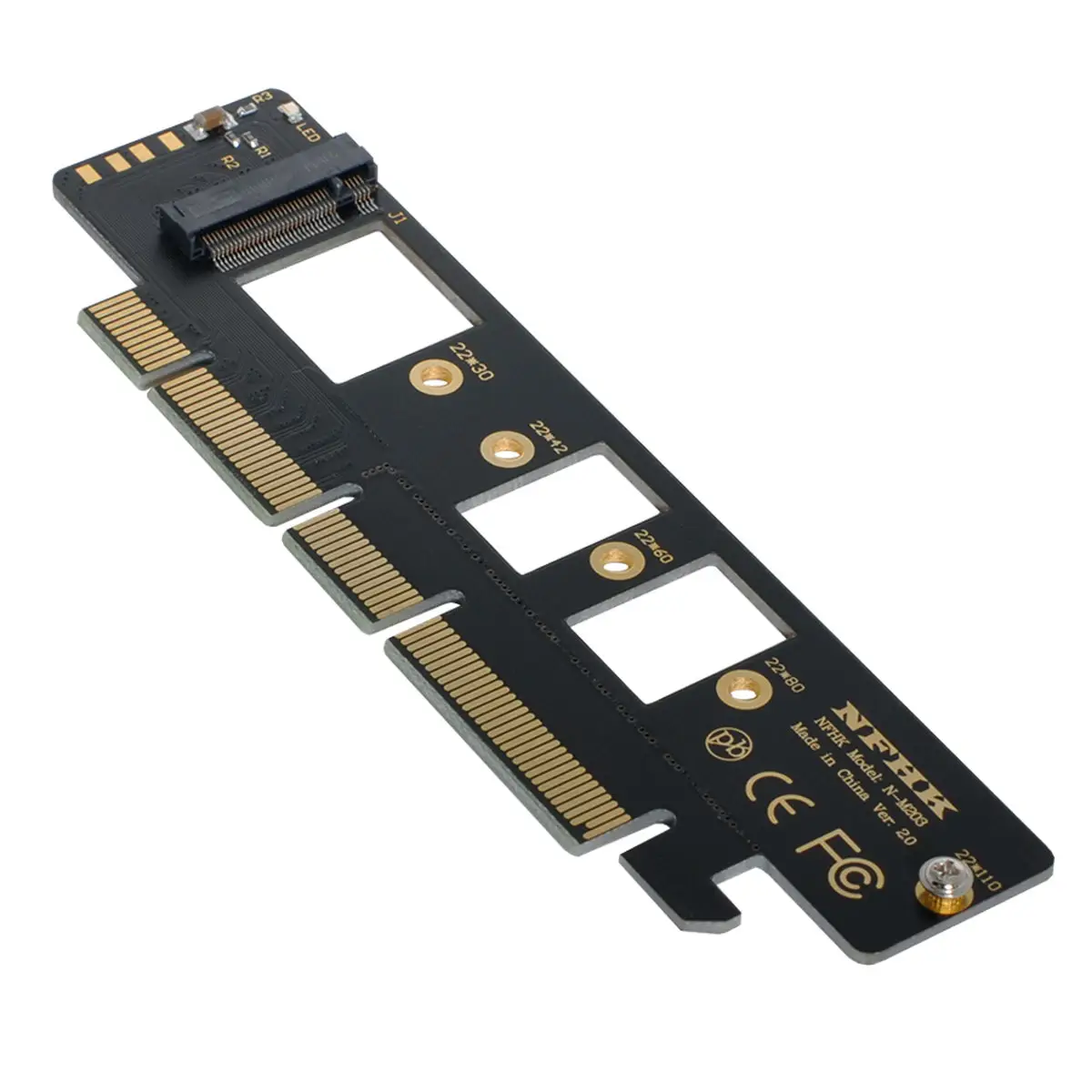 CY NGFF M.2 M-key NVME AHCI SSD для PCI-E 3,0 16x 4x адаптер для 110 мм 80 мм SSD