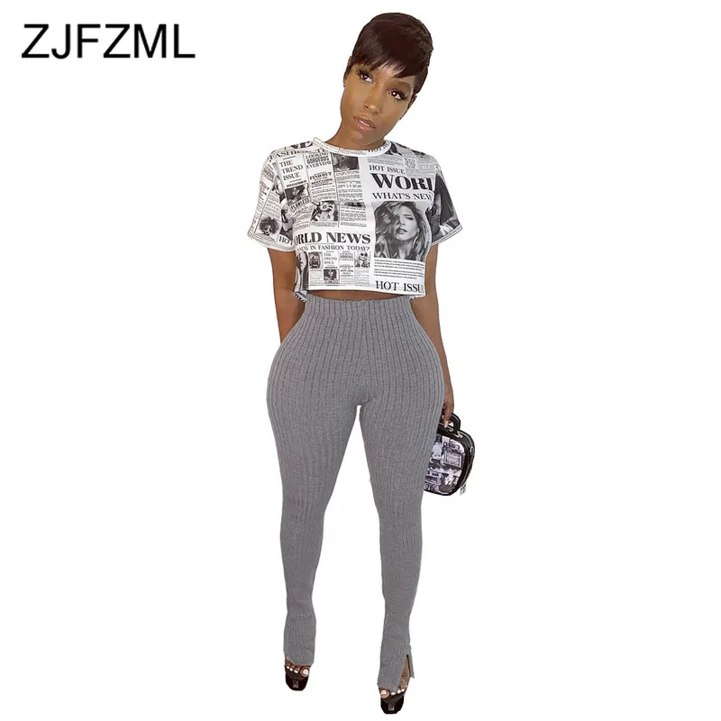 

Solid Ribbed Cotton Flare Pants Women High Waist Side Split Skinny Trousers Streetwear Causal Mujer Plus Size Long Sweatpants