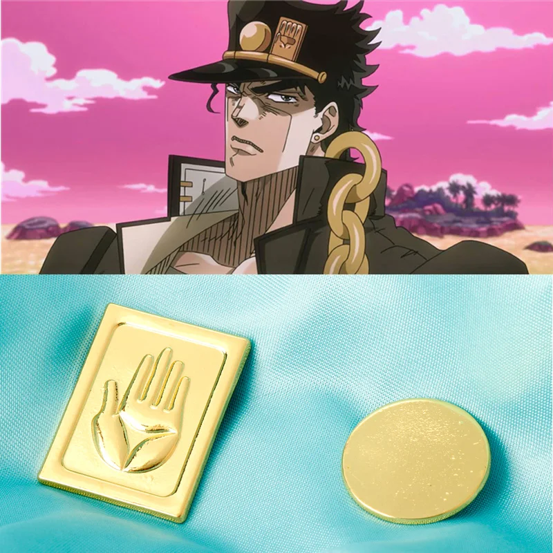 2 шт. ADVENTURE брошь на застежке круглые металлические Леоне abbacchio Шапки значок