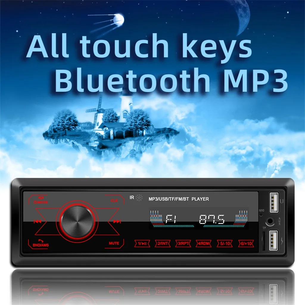 Беспроводной Bluetooth Handsfree автомобильный комплект fm-передатчик MP3-плеер двойной USB зарядное устройство upport для чтения карт памяти и U дисков# BB